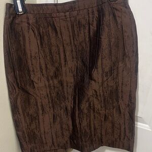 Luca Luca Brown Patterned Skirt